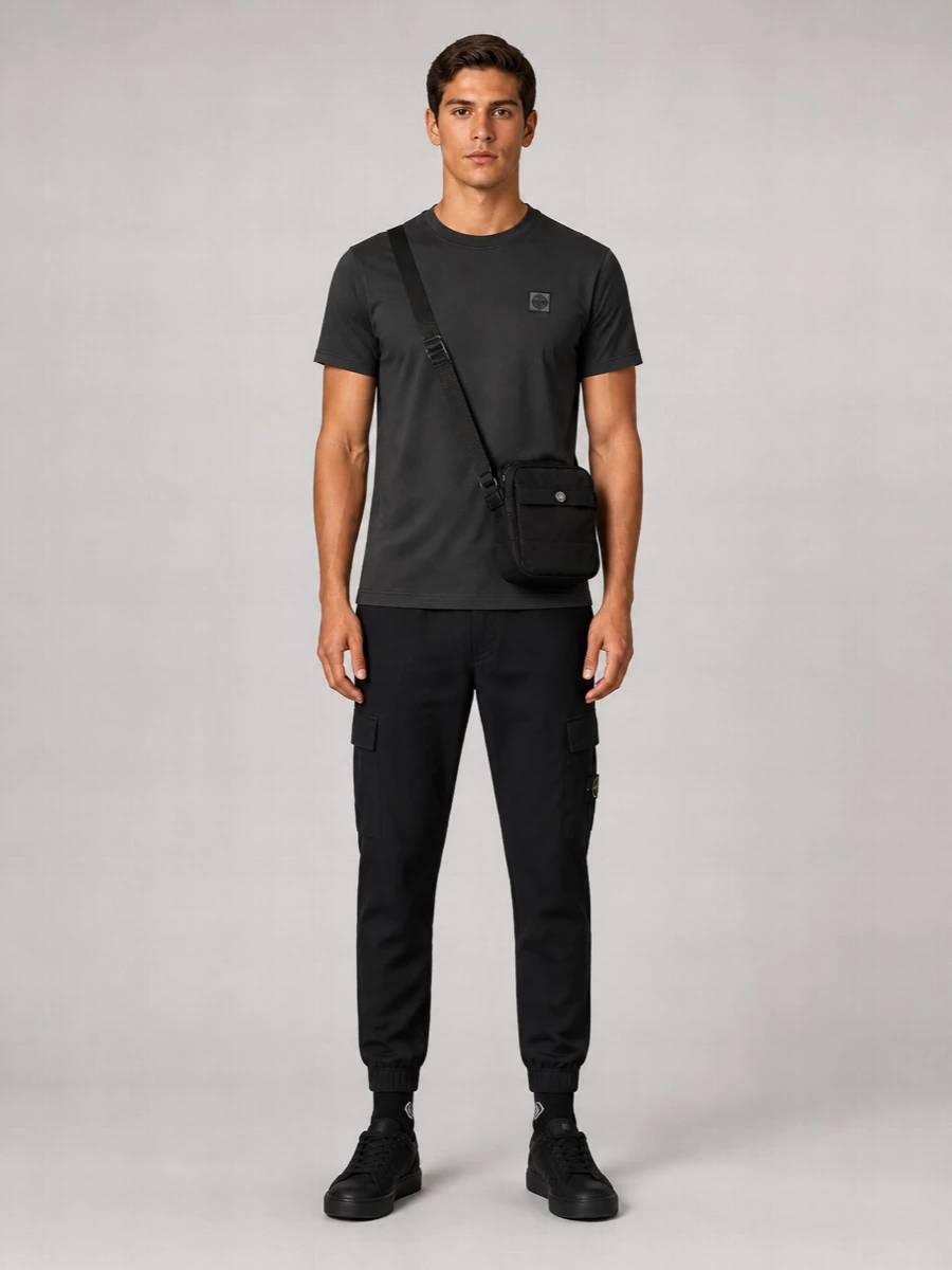 Stone Island Cotton Regular-Fit Tapered Cargo Track Pants