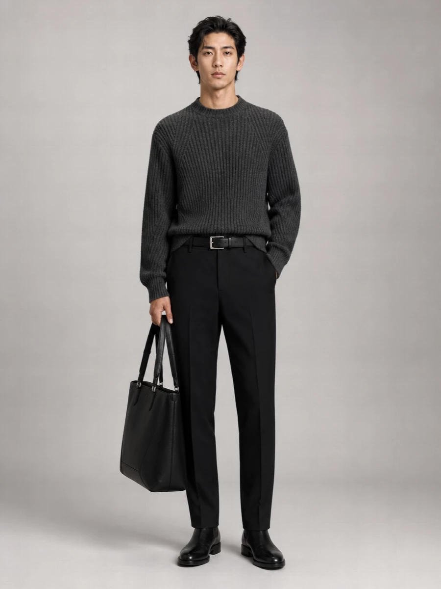 Alexander Mcqueen Wool Regular-Fit Straight-Leg Trousers