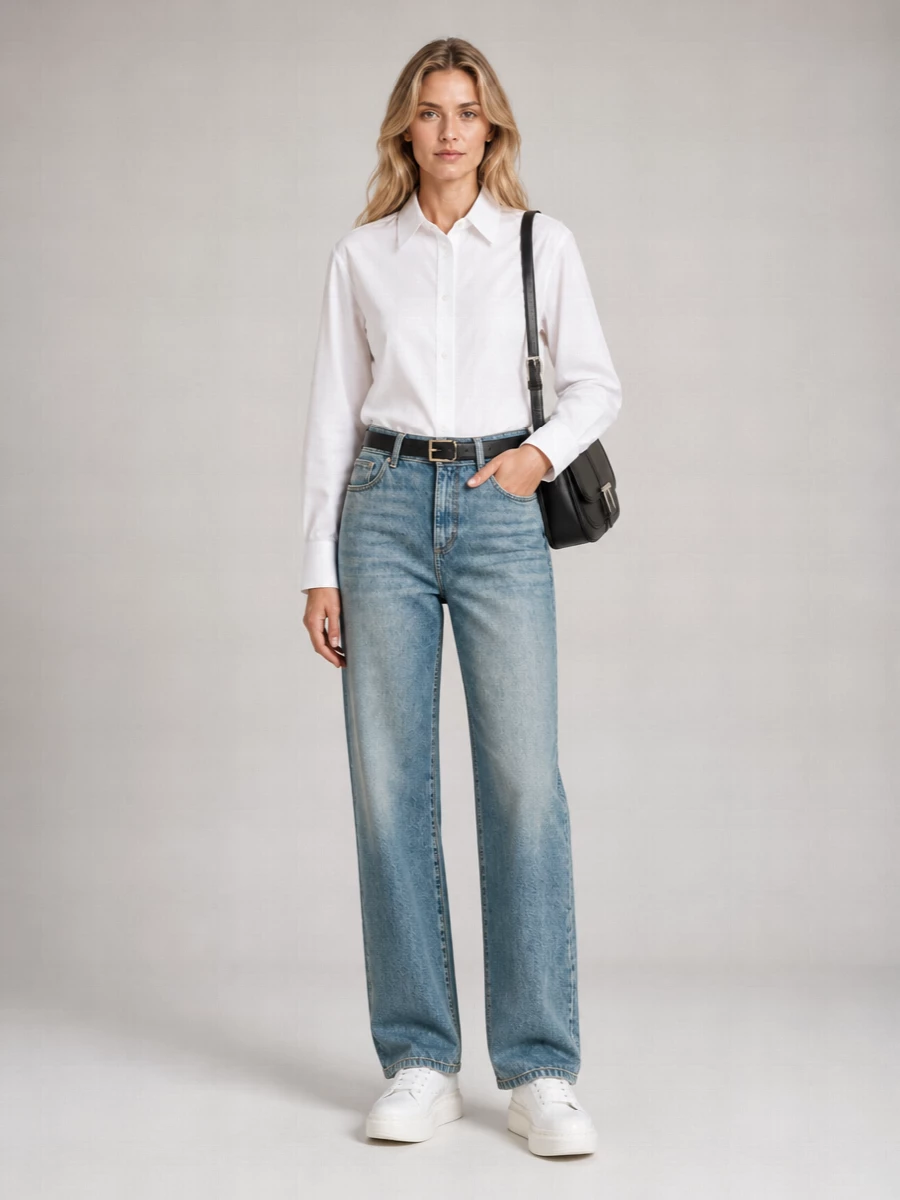 Alexander Mcqueen Denim Straight-Leg Jeans