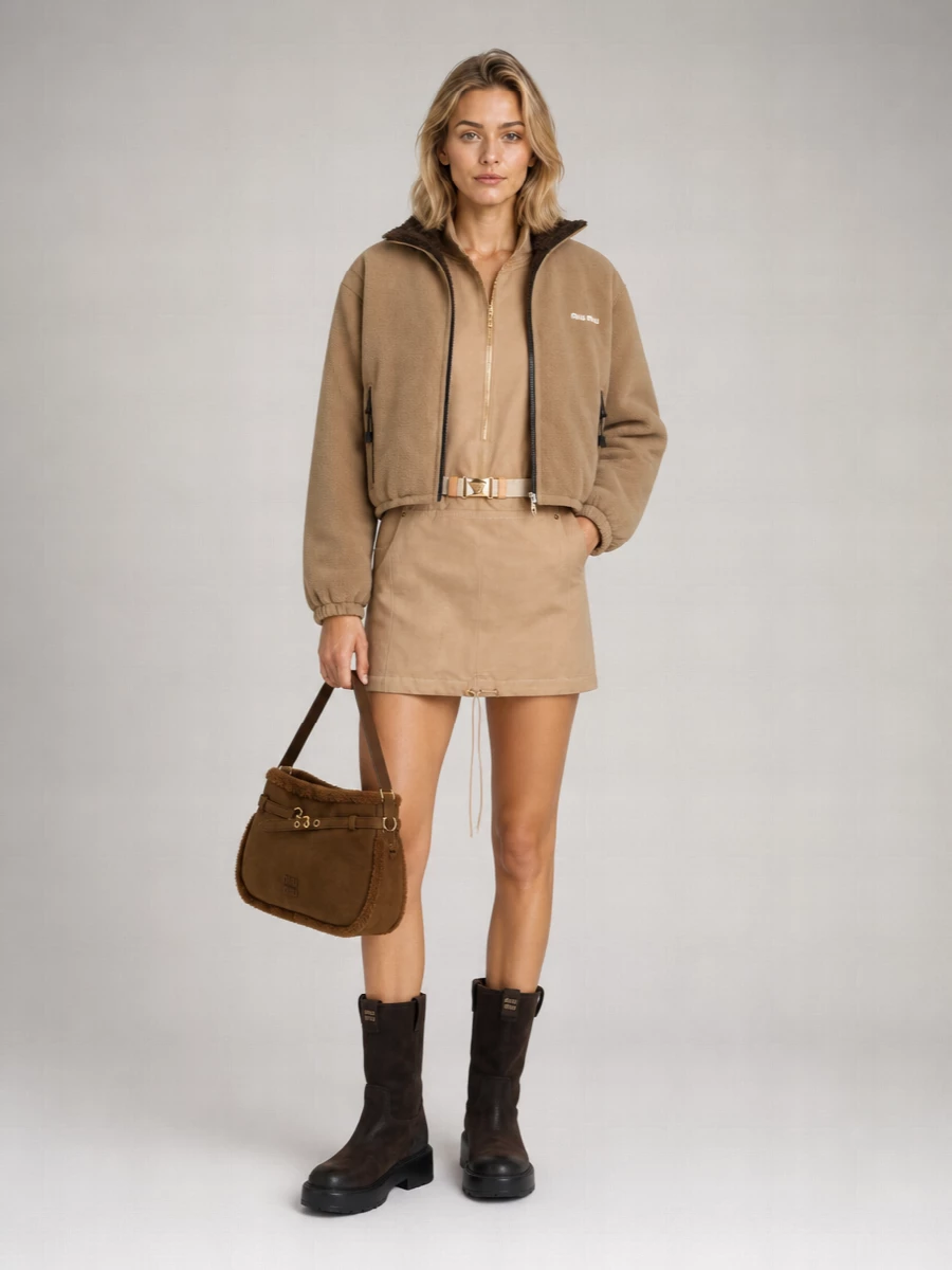 Miu Miu Faux Fur Jacket