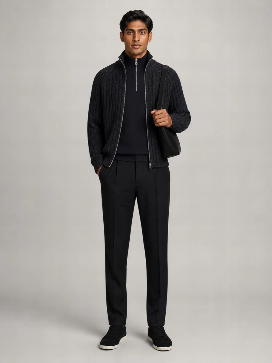 Rick Owens Leather Minimal Sneaks Lace-Up Sneakers
