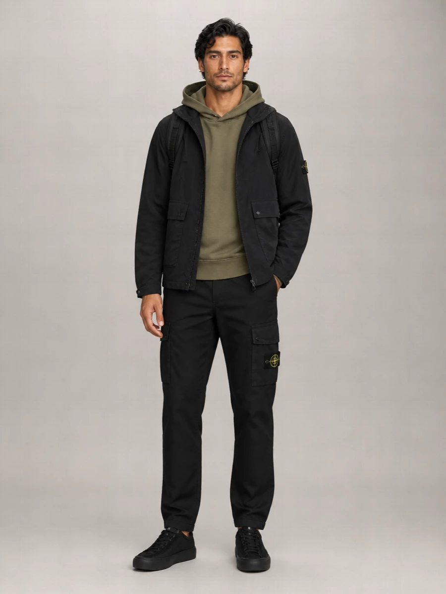 Stone Island Hooded Lightweight Jacket