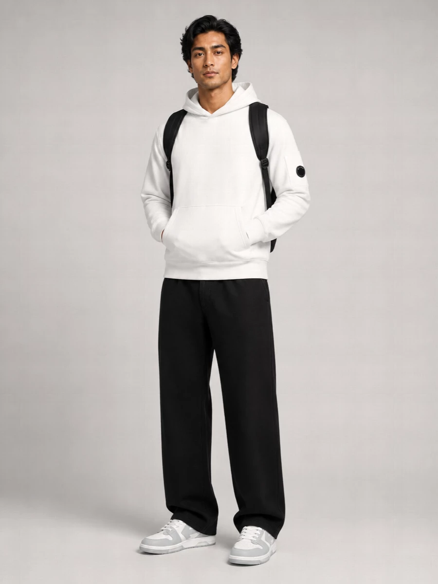 Off-White Leather Low-Top Sneakers