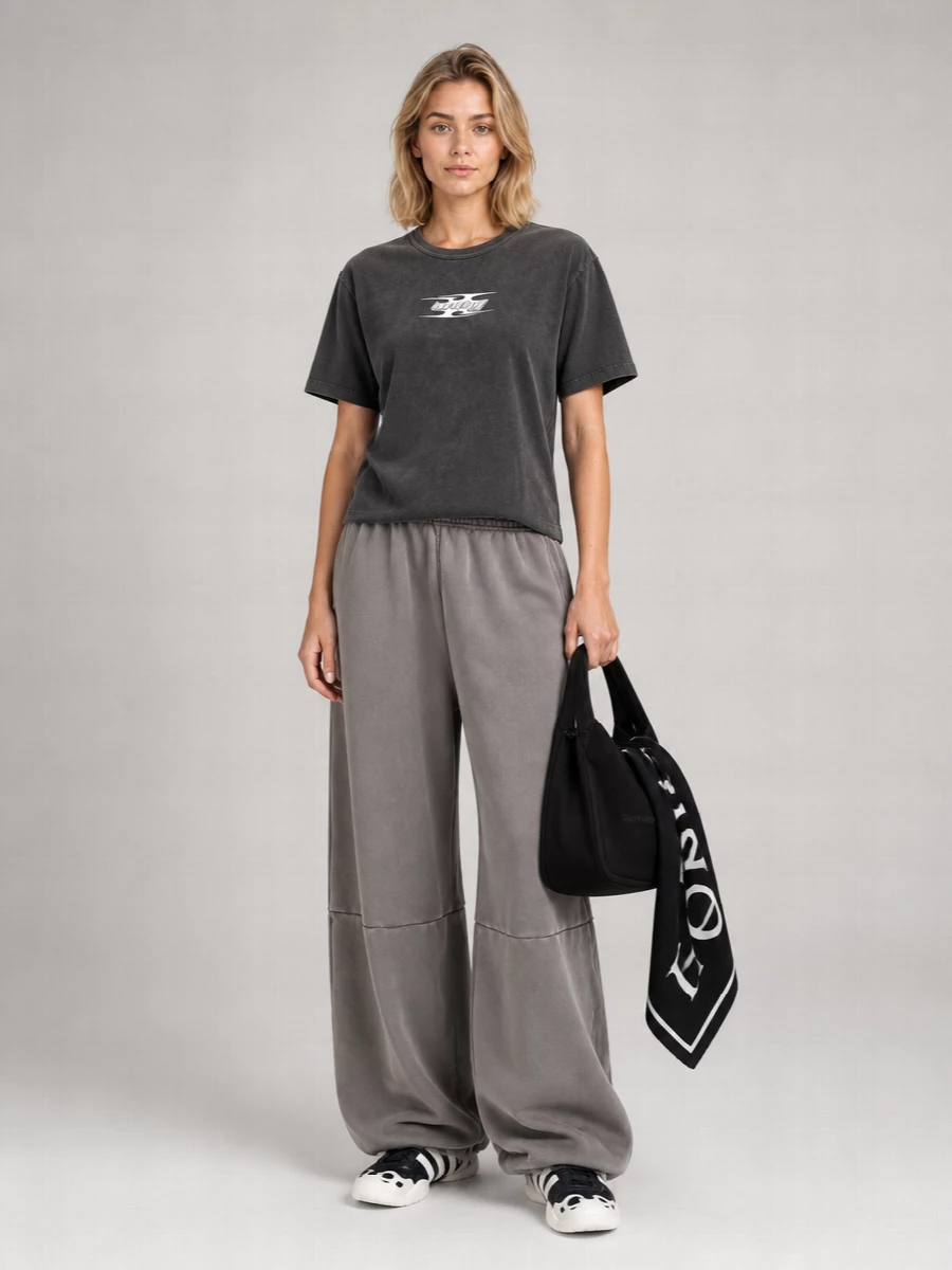 Alexander Wang Cotton Logo-Print Short-Sleeve T-Shirt