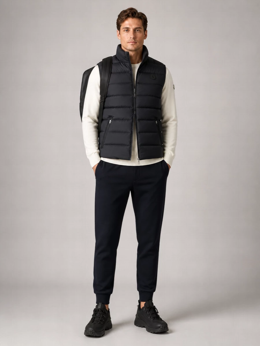 Moncler Quilted Down Sleeveless Gilet