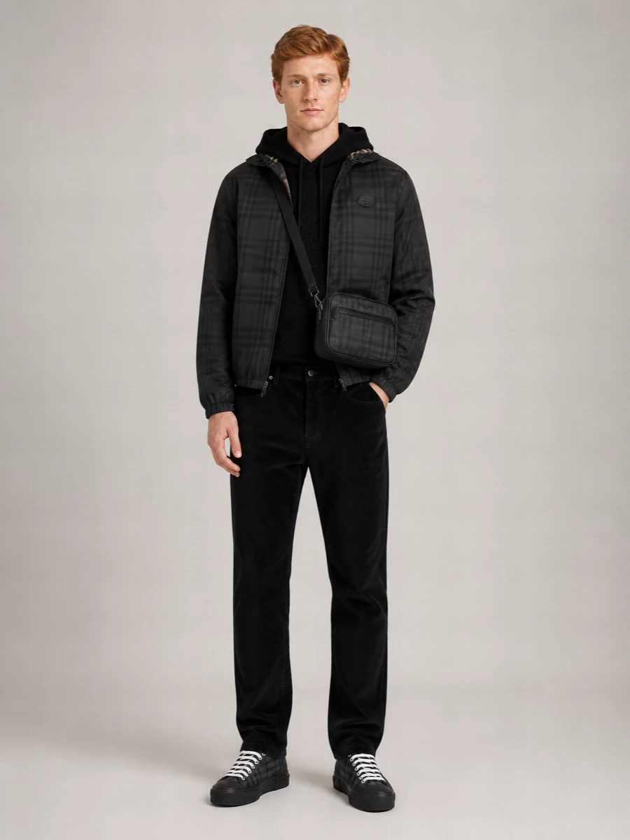 Burberry Cotton Hooded Padded Coat