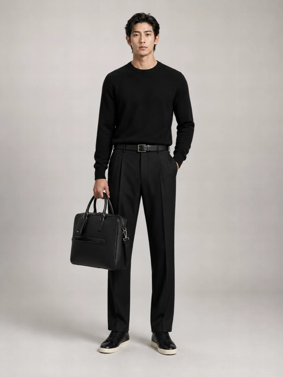 Tom Ford Leather Low-Top Sneakers