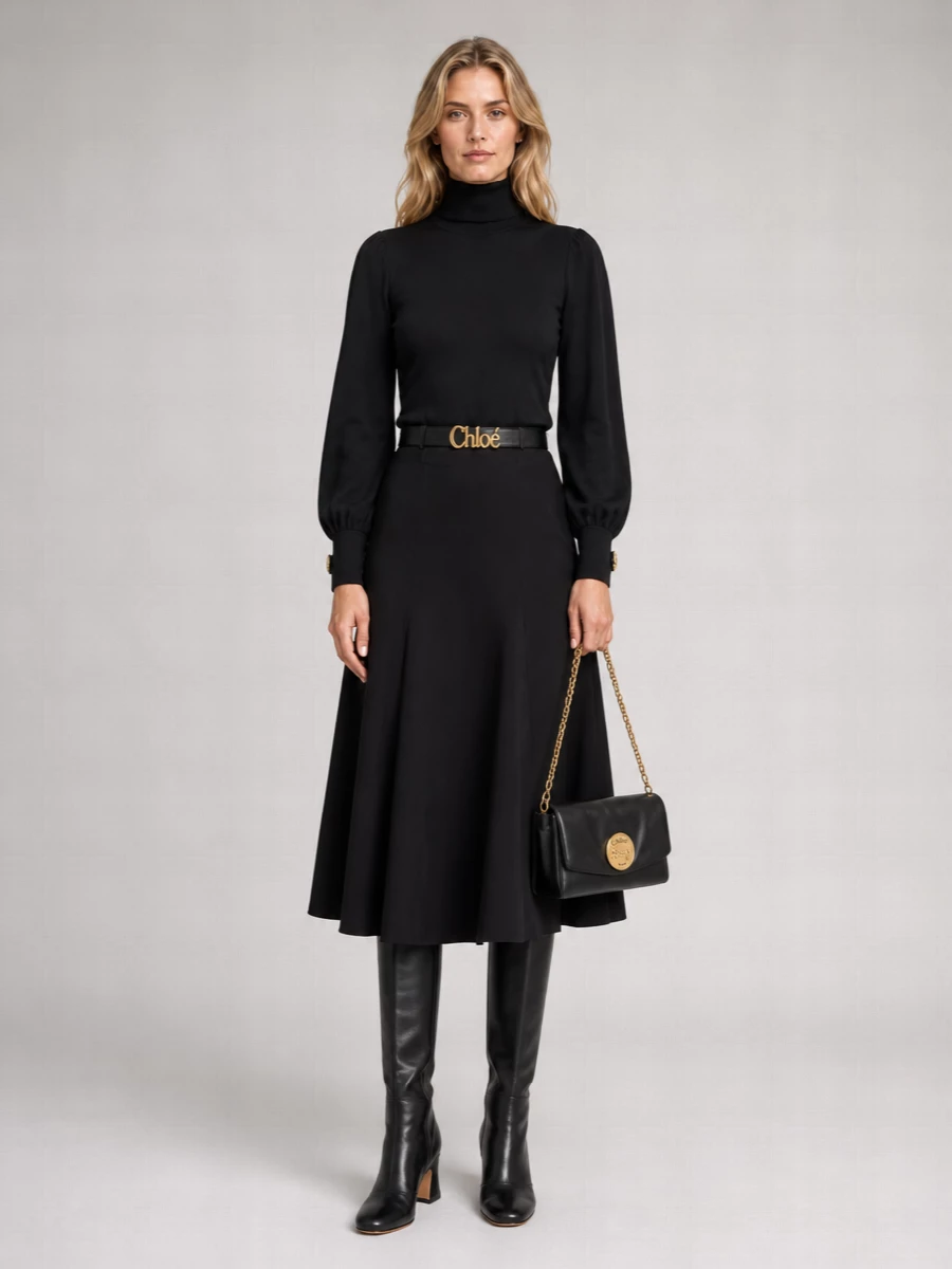 Chloé Synthetic Leather Heeled Boots