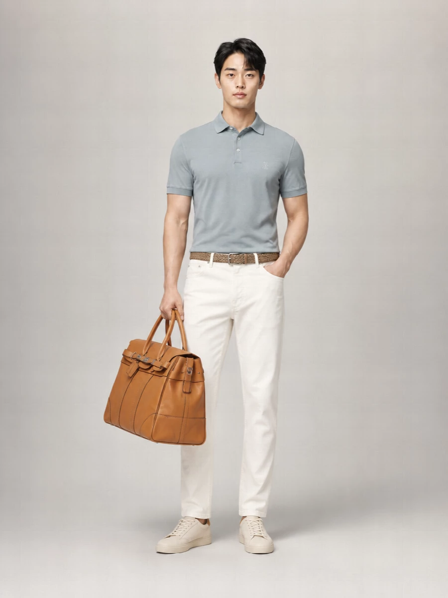 Brunello Cucinelli Cotton Piqué Logo Polo Shirt