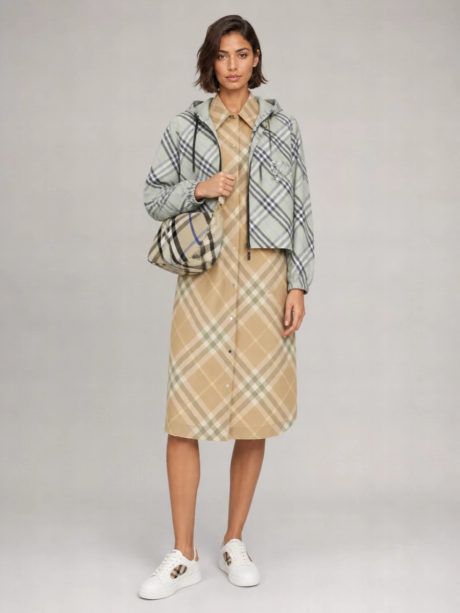 Burberry Reversible Cropped Bomber Jacket