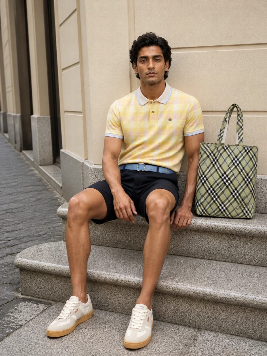 Vivienne westwood polo navy shorts sneakers