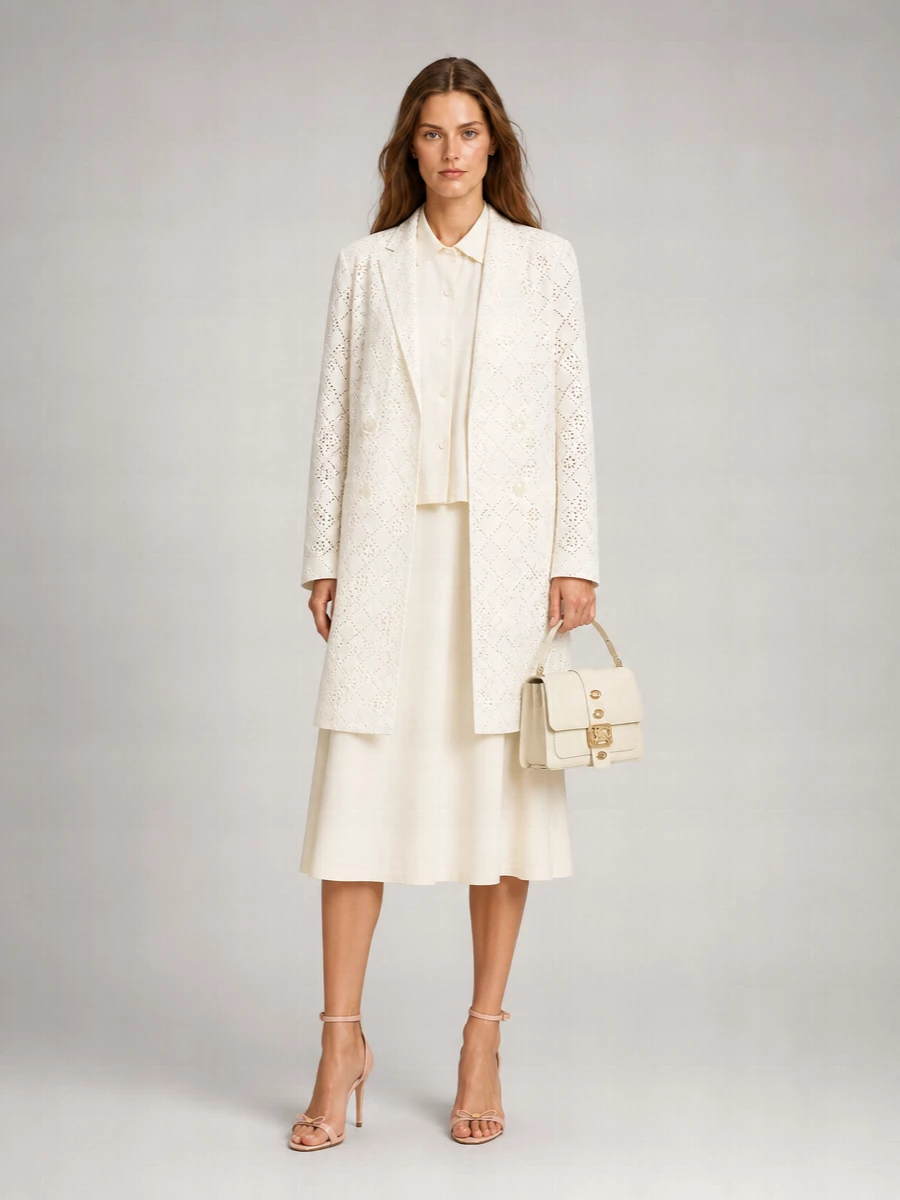 Alberta Ferretti Double Breasted Blazer