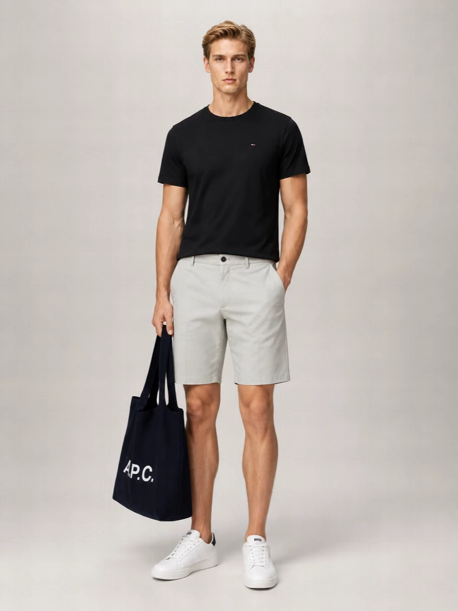 Tommy Hilfiger Organic Cotton Crew Neck Regular-Fit T-Shirt