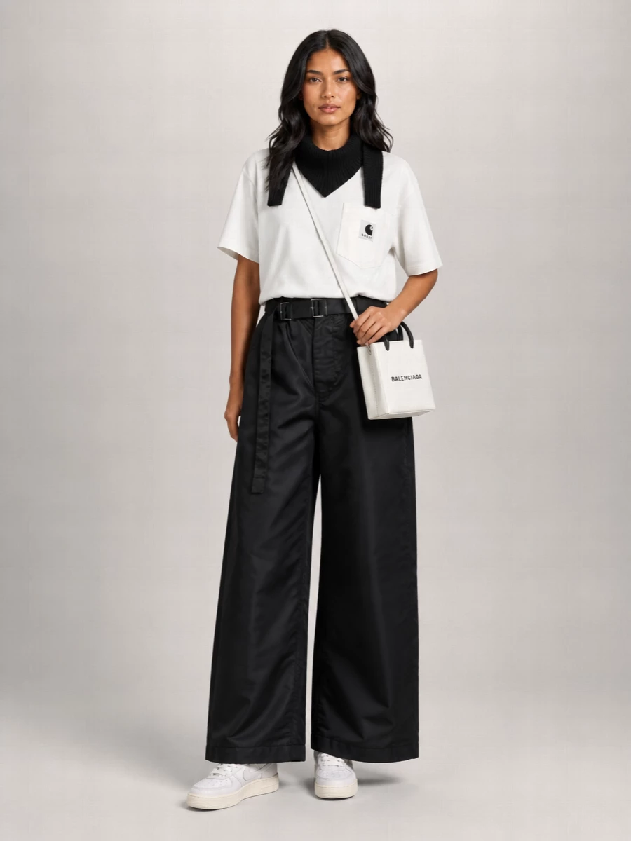 Sacai Cotton Short-Sleeve T-Shirt