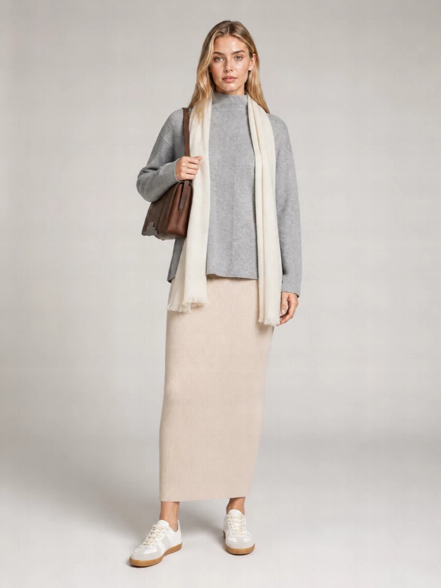 Max Mara Calf Leather Clutch Bag