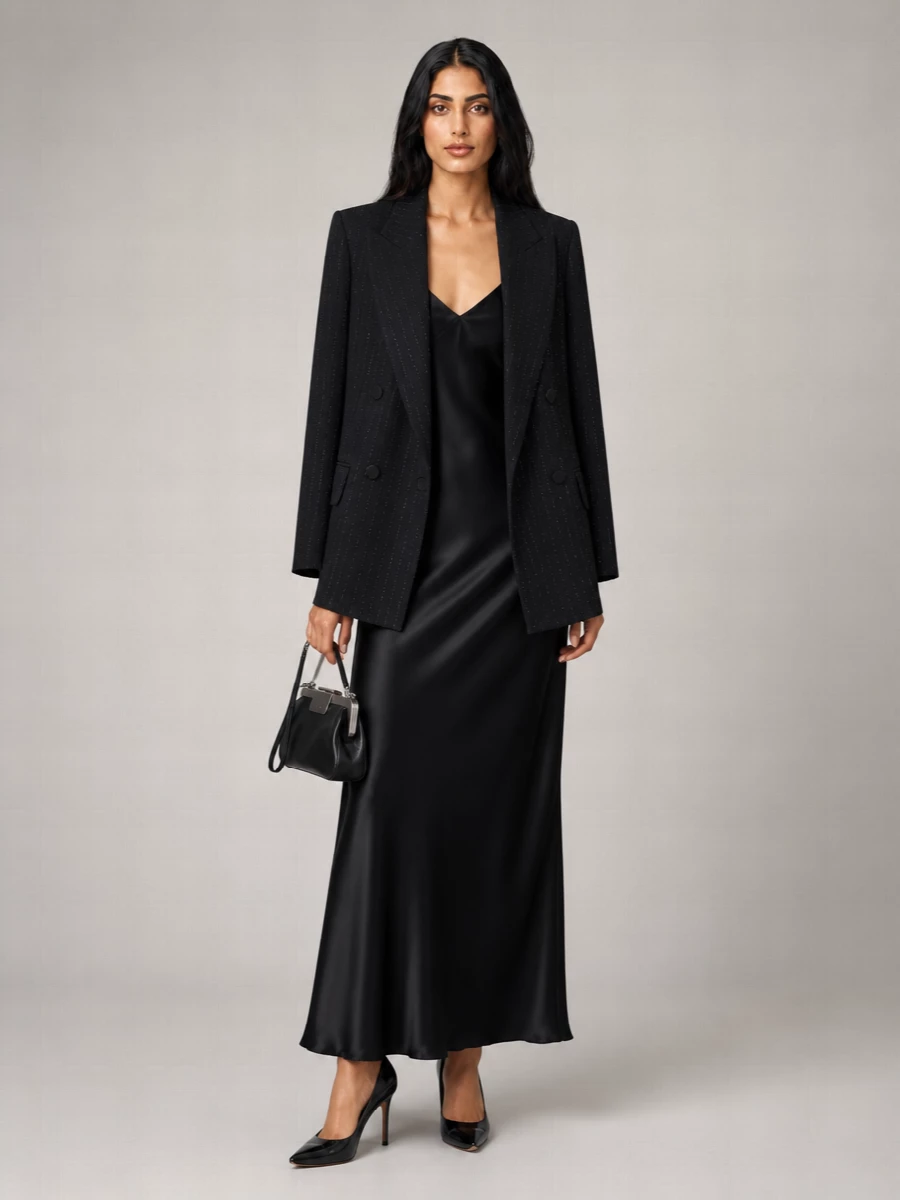 Max Mara Double-Breasted Wool Blazer