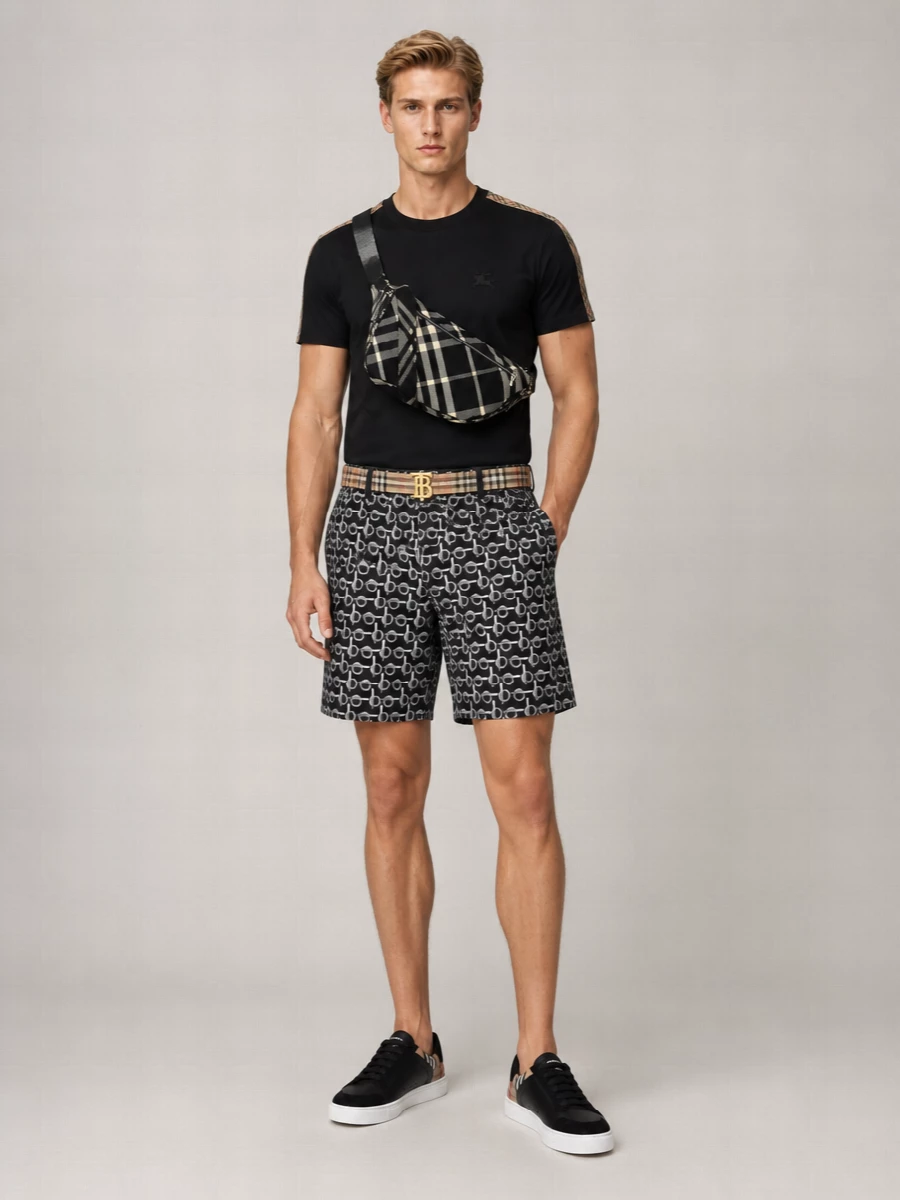 Burberry Silk Printed Relaxed-Fit Bermuda Shorts