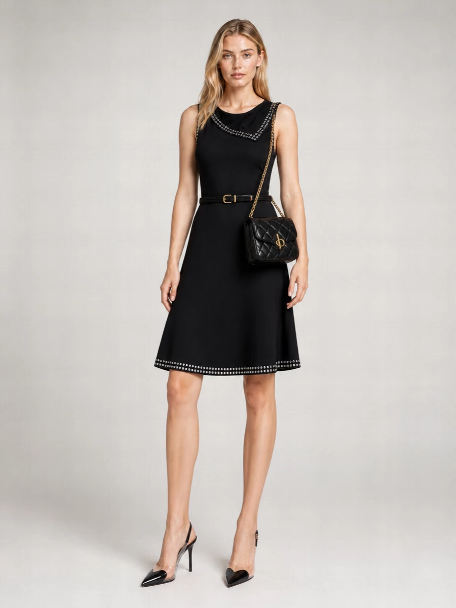 Burberry Satin Knee-Length Dress