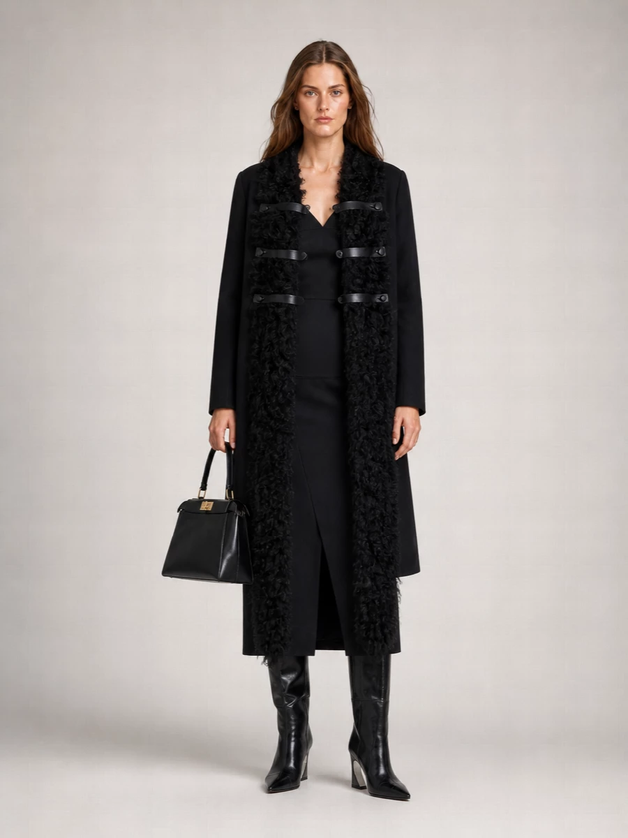 Fendi Peekaboo Medium Leather Shoulder Bag