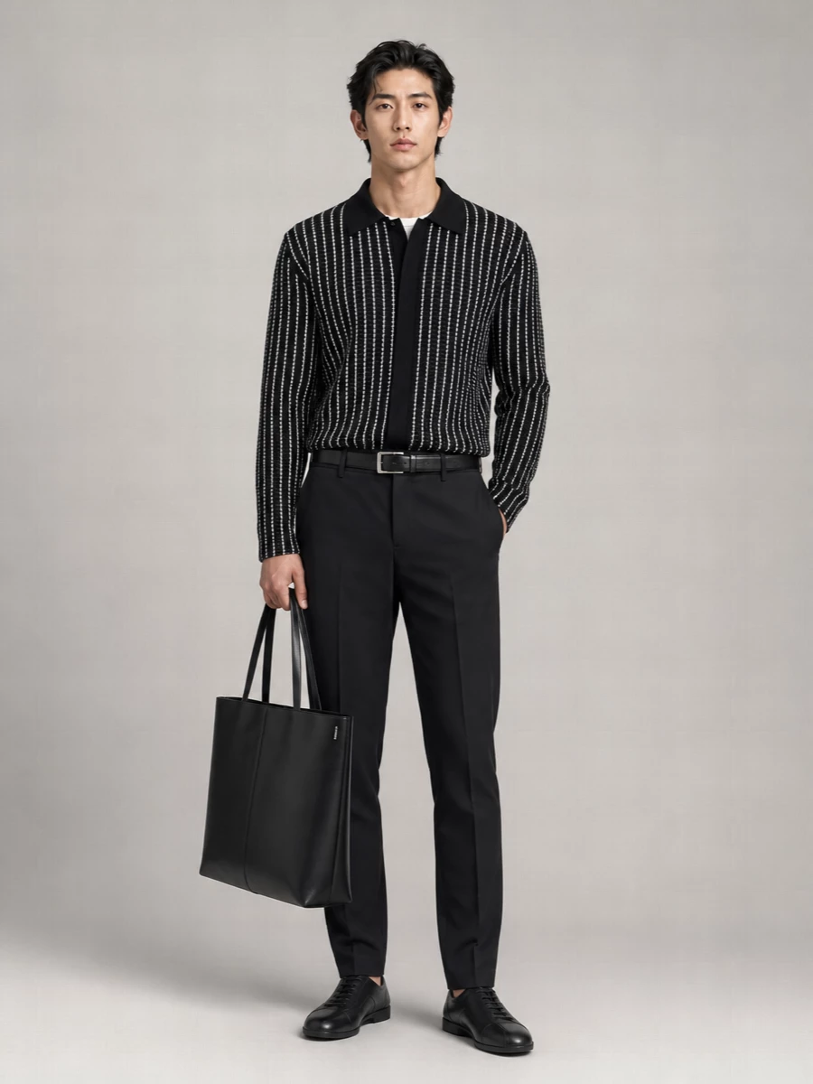 Jil Sander Cotton Crochet Cardigan