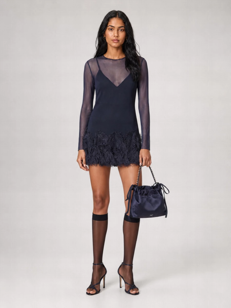 Semicouture Silk Mini Dress