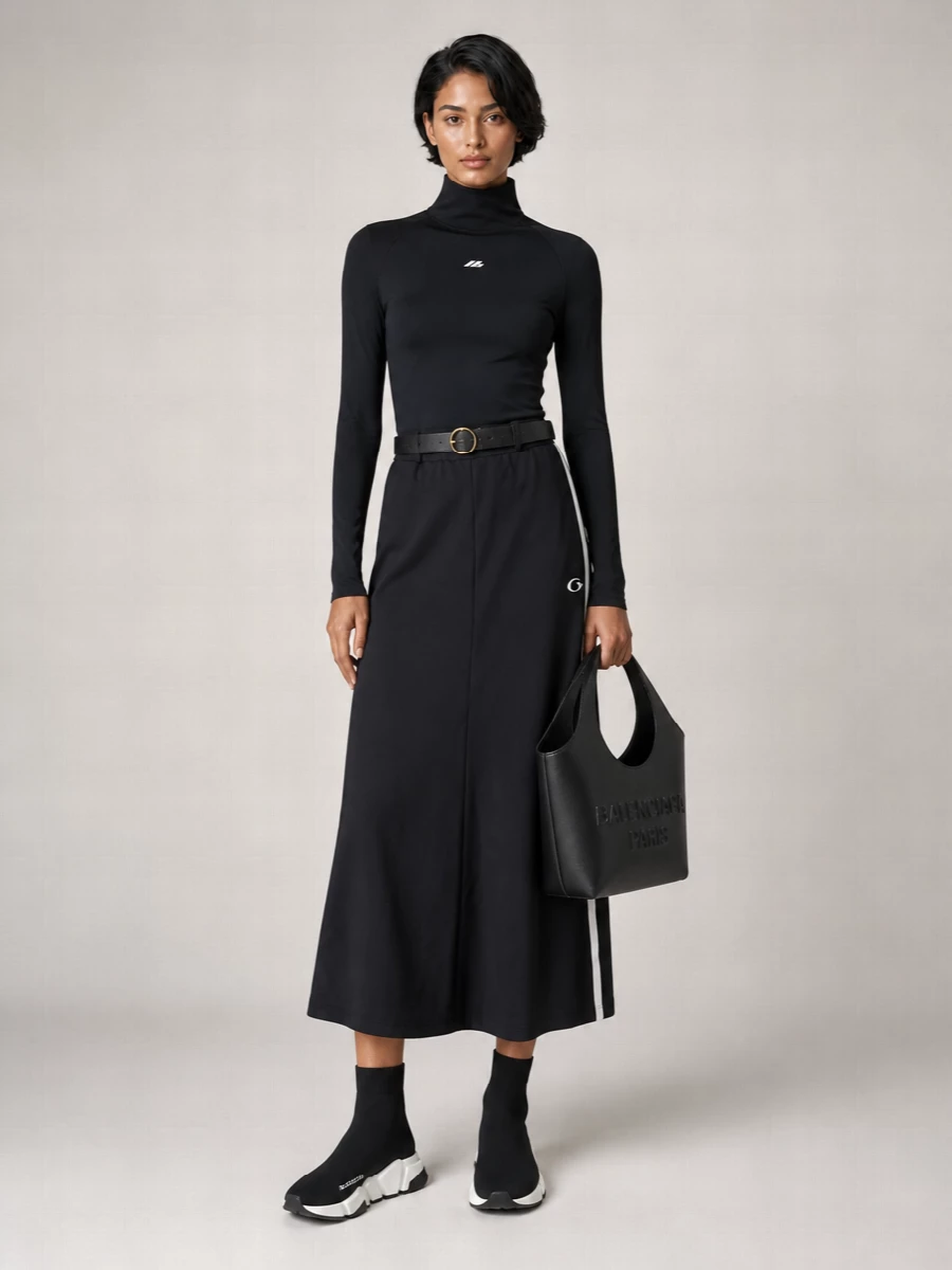 Balenciaga High-Rise A-Line Skirt