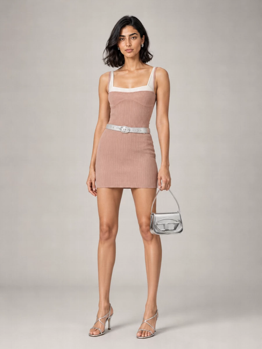 Diesel Viscose Mini Dress