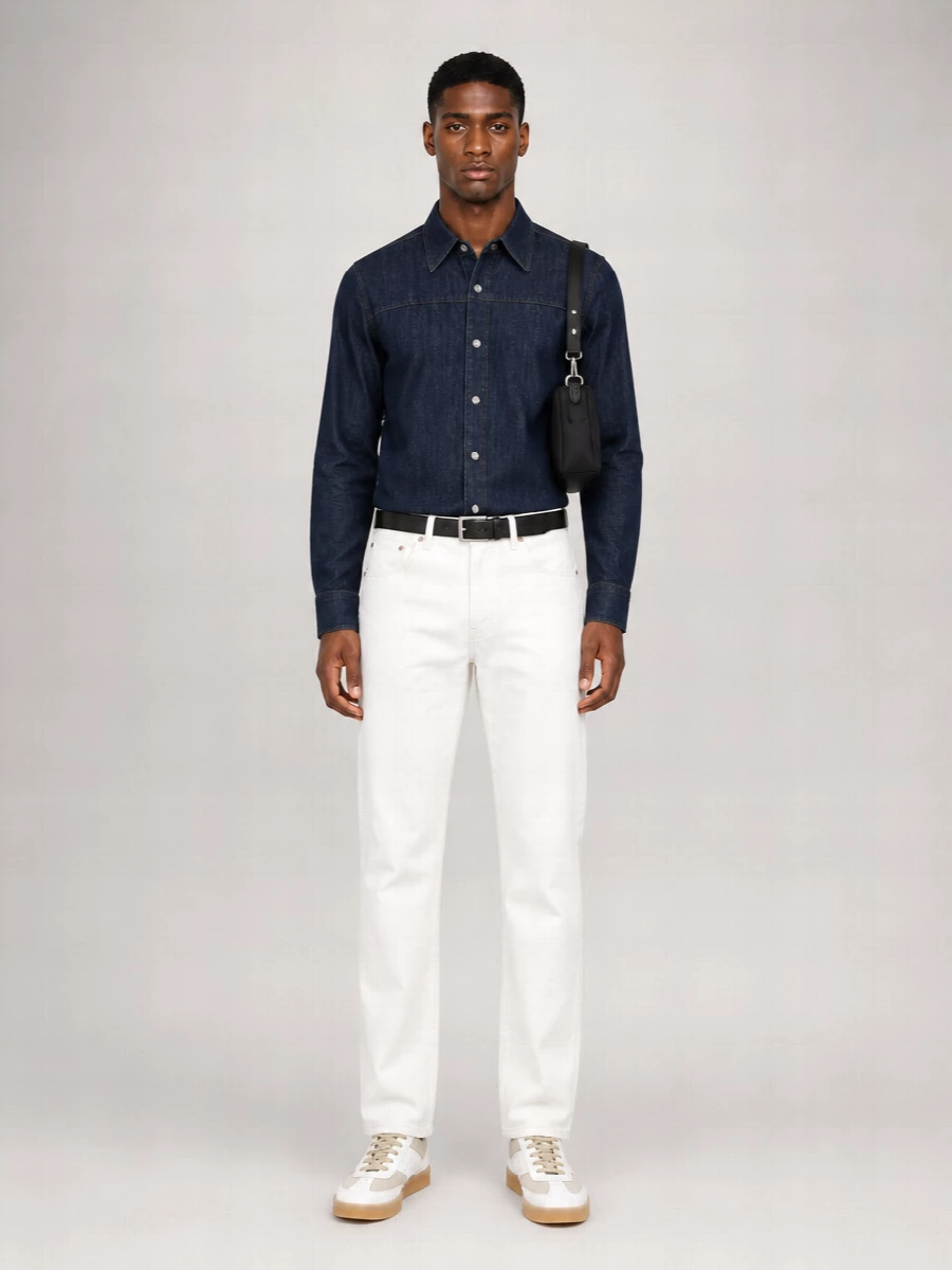 Ami Paris Denim Shirt