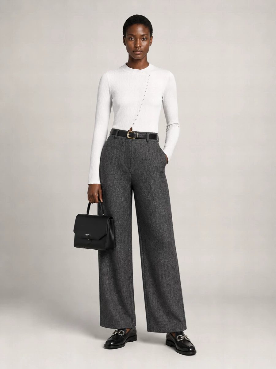 Emporio Armani Wide-Leg Trousers