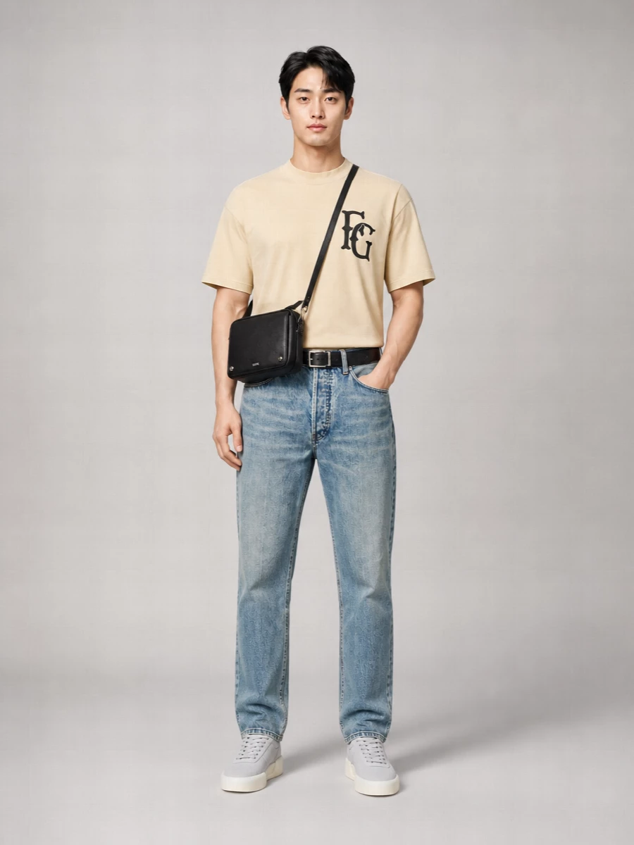 Fear Of God Denim Straight-Leg Jeans