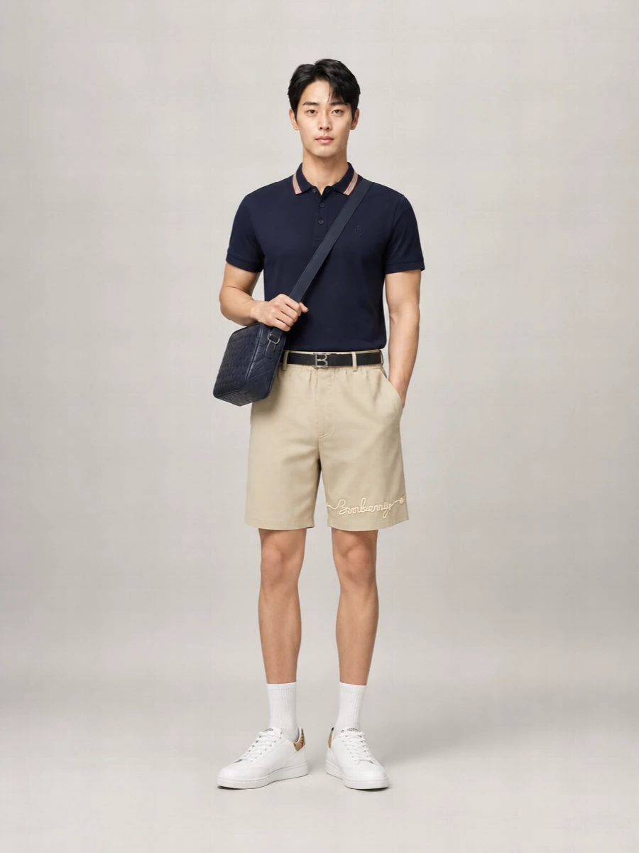 Burberry Cotton Piqué Short-Sleeve Polo Shirt