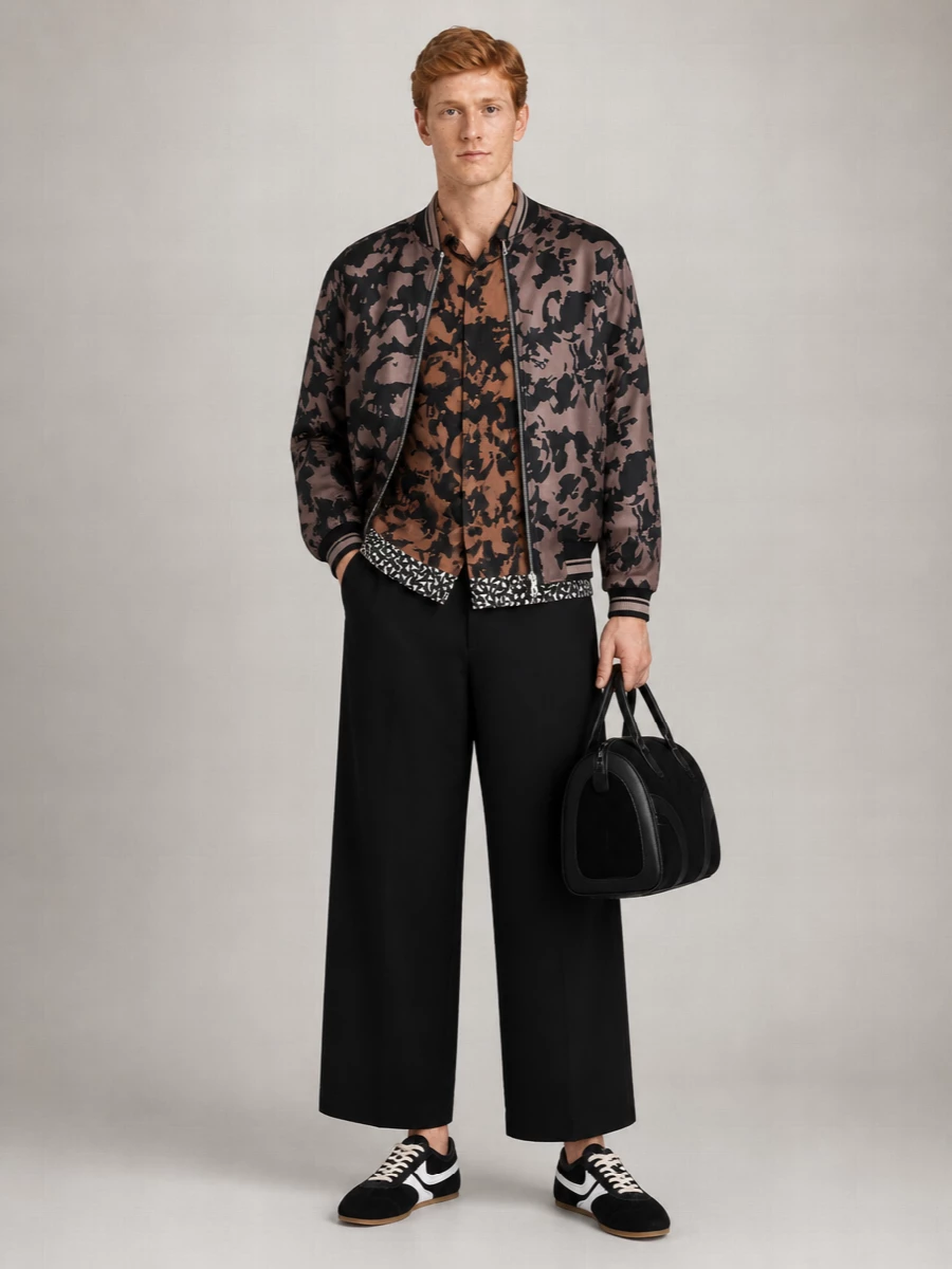Dries Van Noten Reversible Floral-Print Bomber Jacket