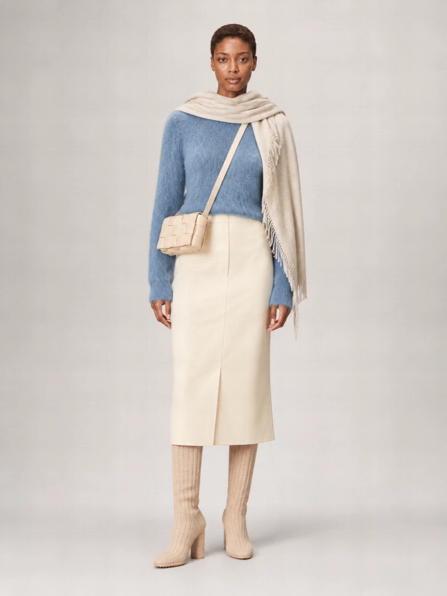 Vince Alpaca Wool Crew Neck Sweater