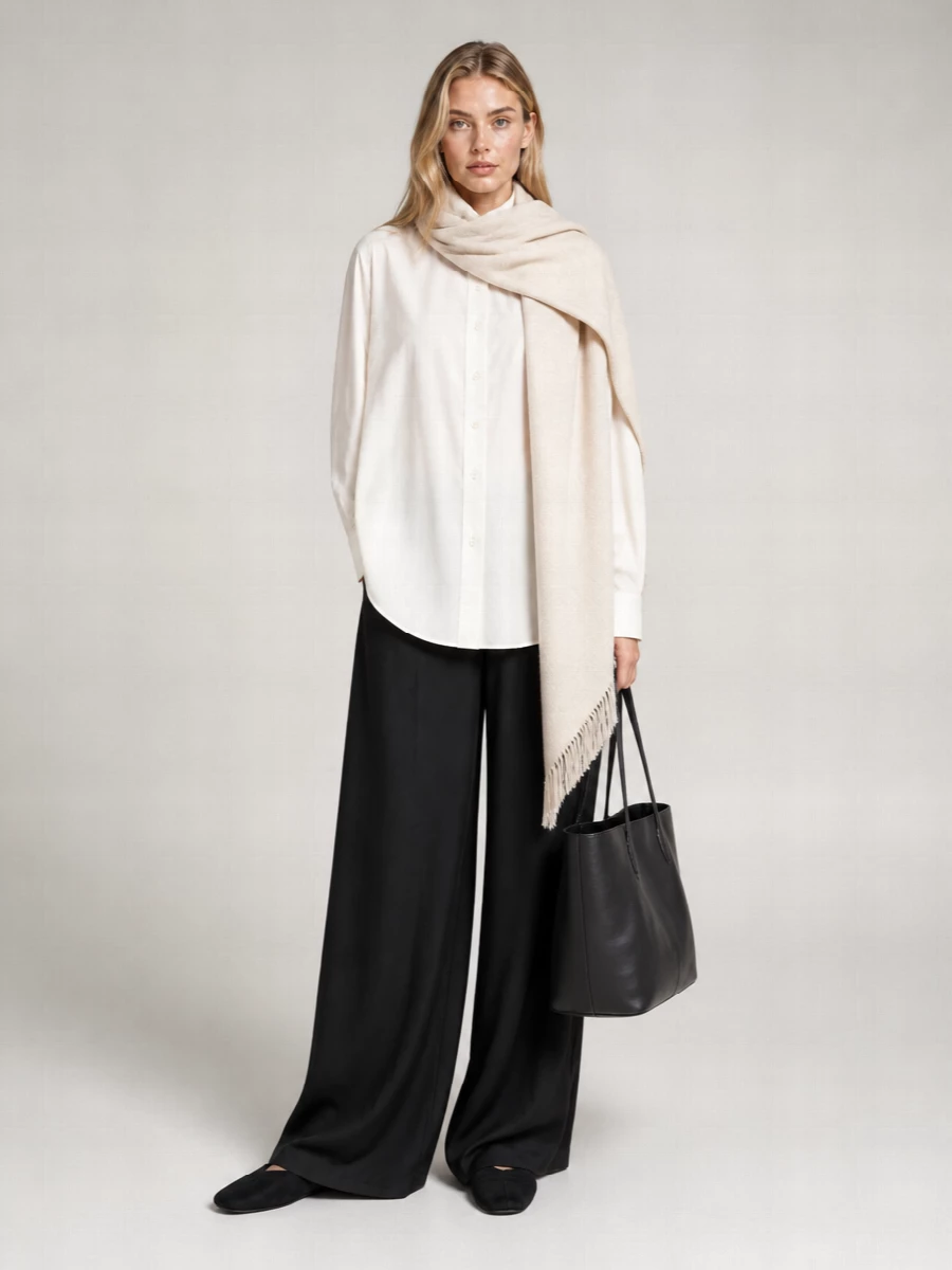 The Row Silk Wide-Leg Pants
