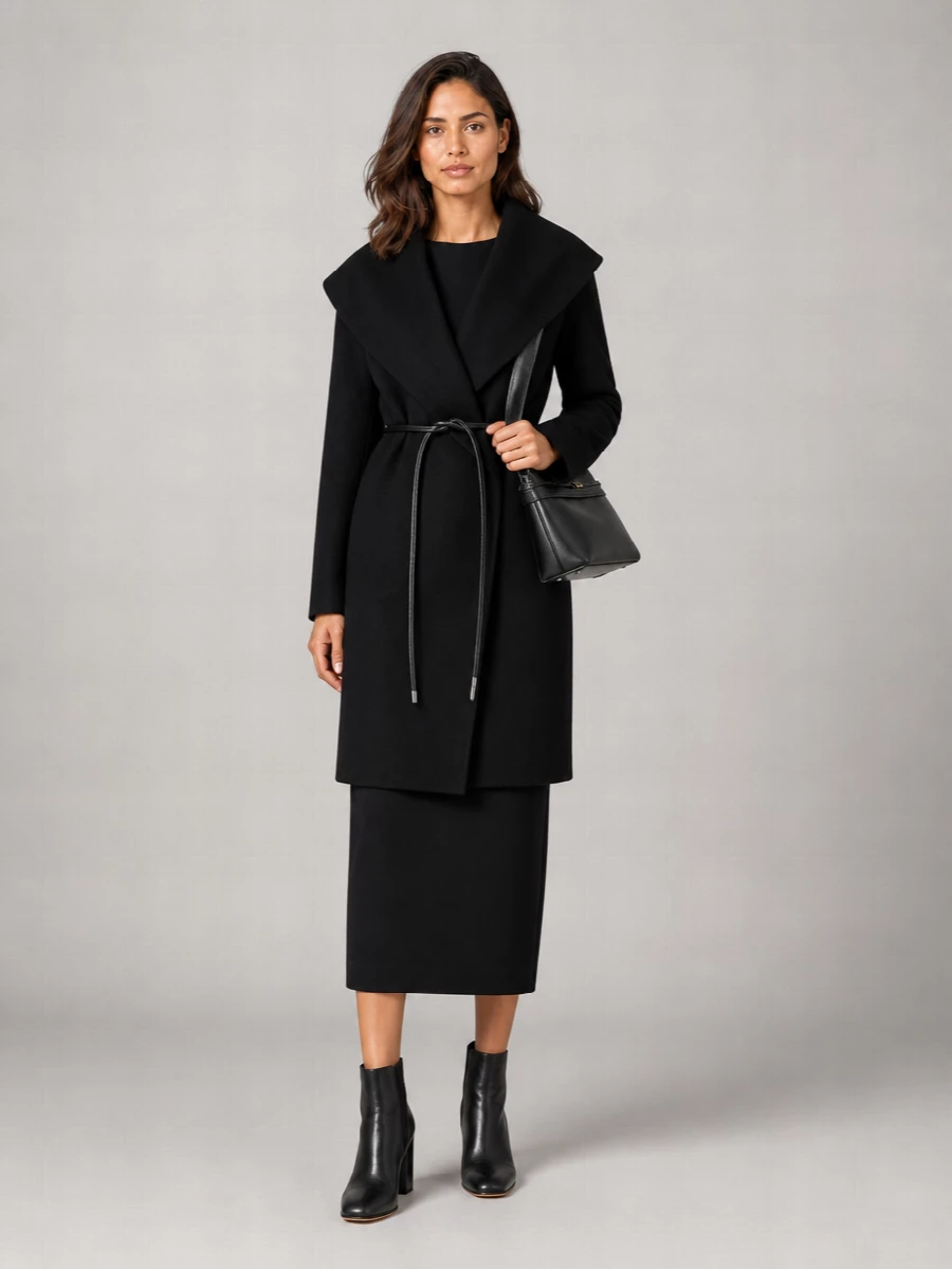 Sportmax Virgin Wool Single Breasted Coat