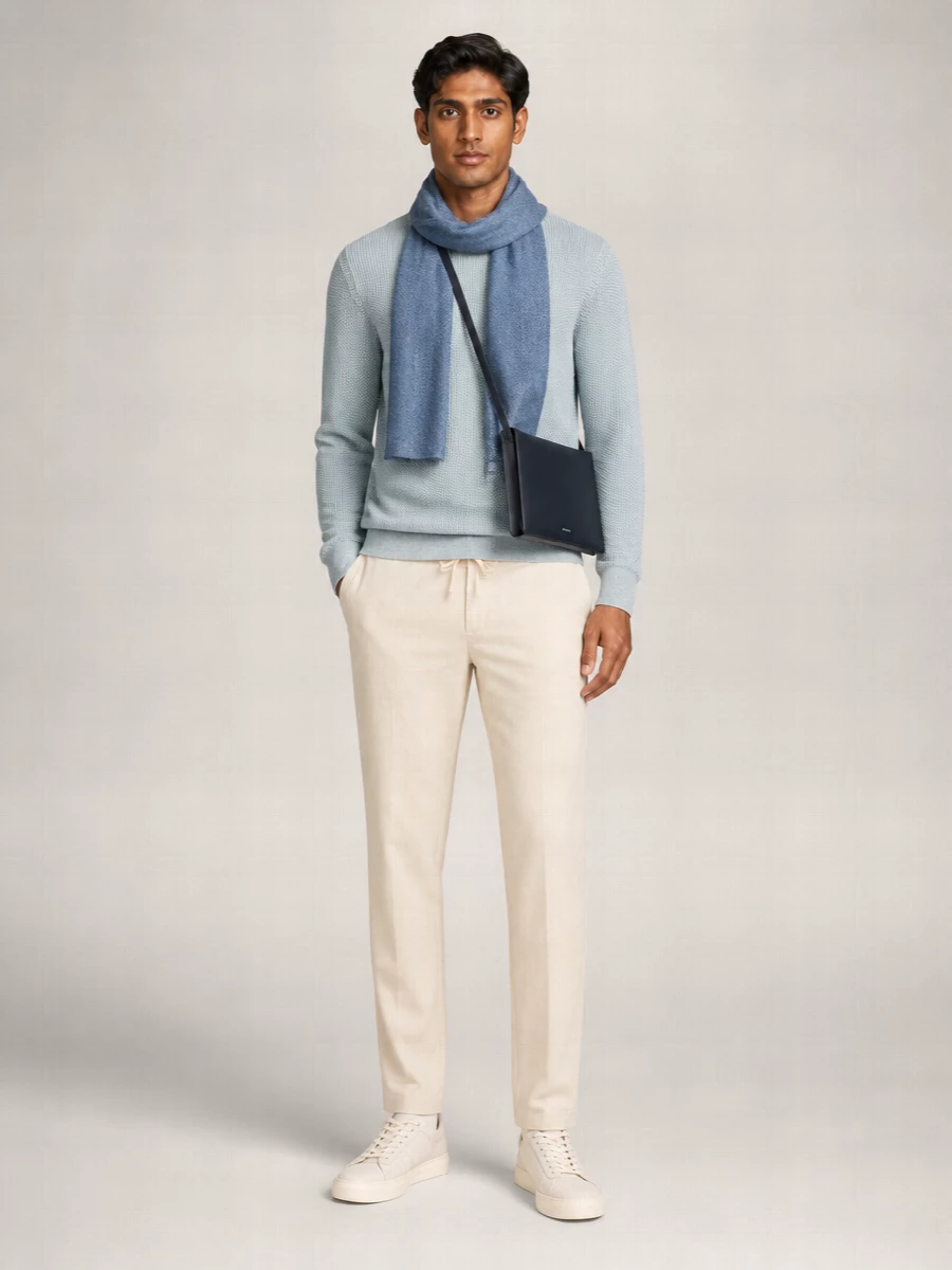 Vince Cashmere-Blend Jacquard Jumper