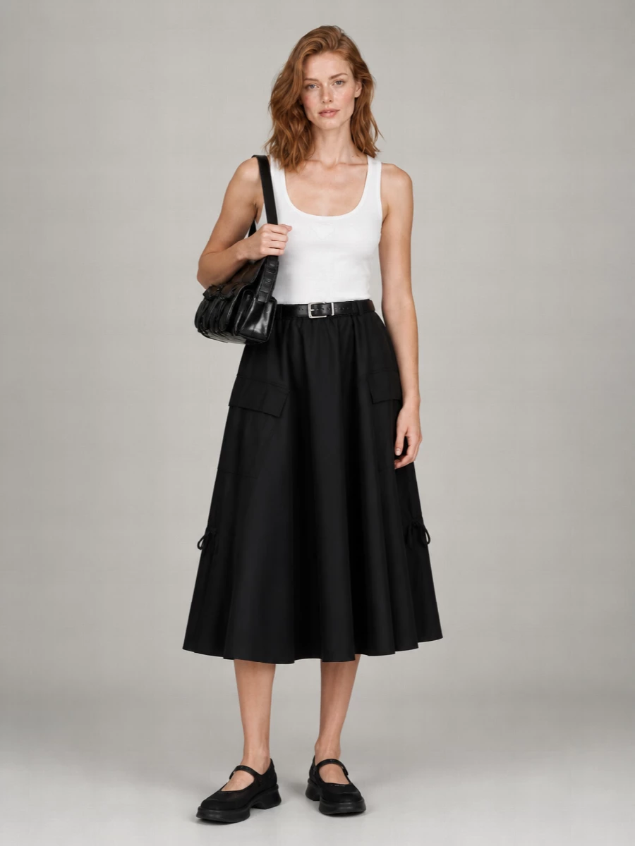 Prada Re-Nylon Full Skirt