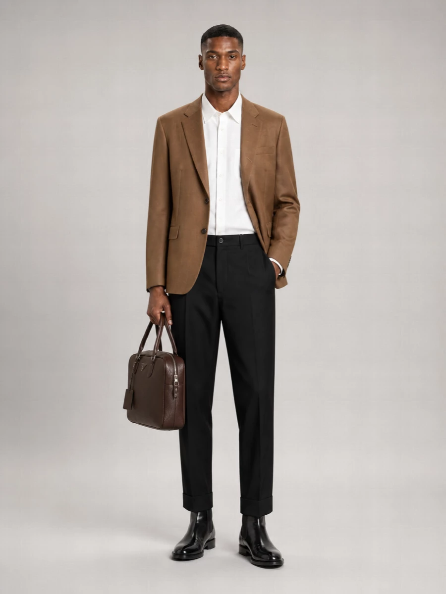 Maison Margiela Mohair Wool Single-Breasted Military Jacket