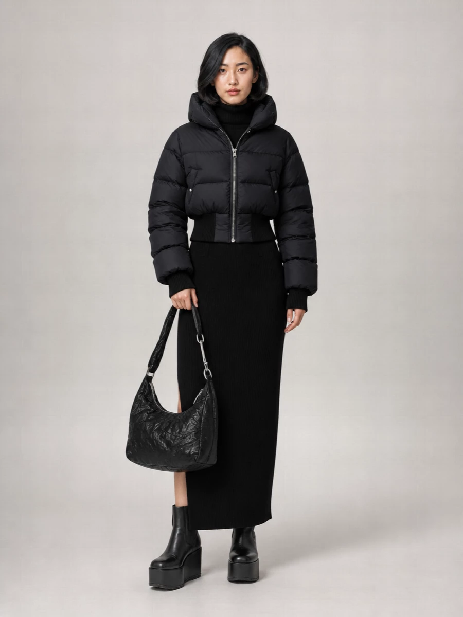 Rick Owens Nylon Coat