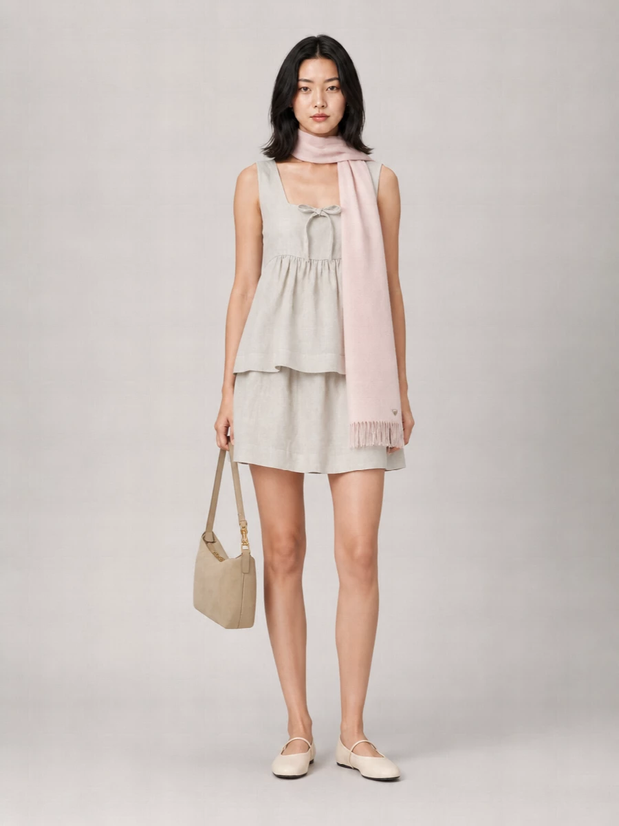Miu Miu Linen Mini Dress