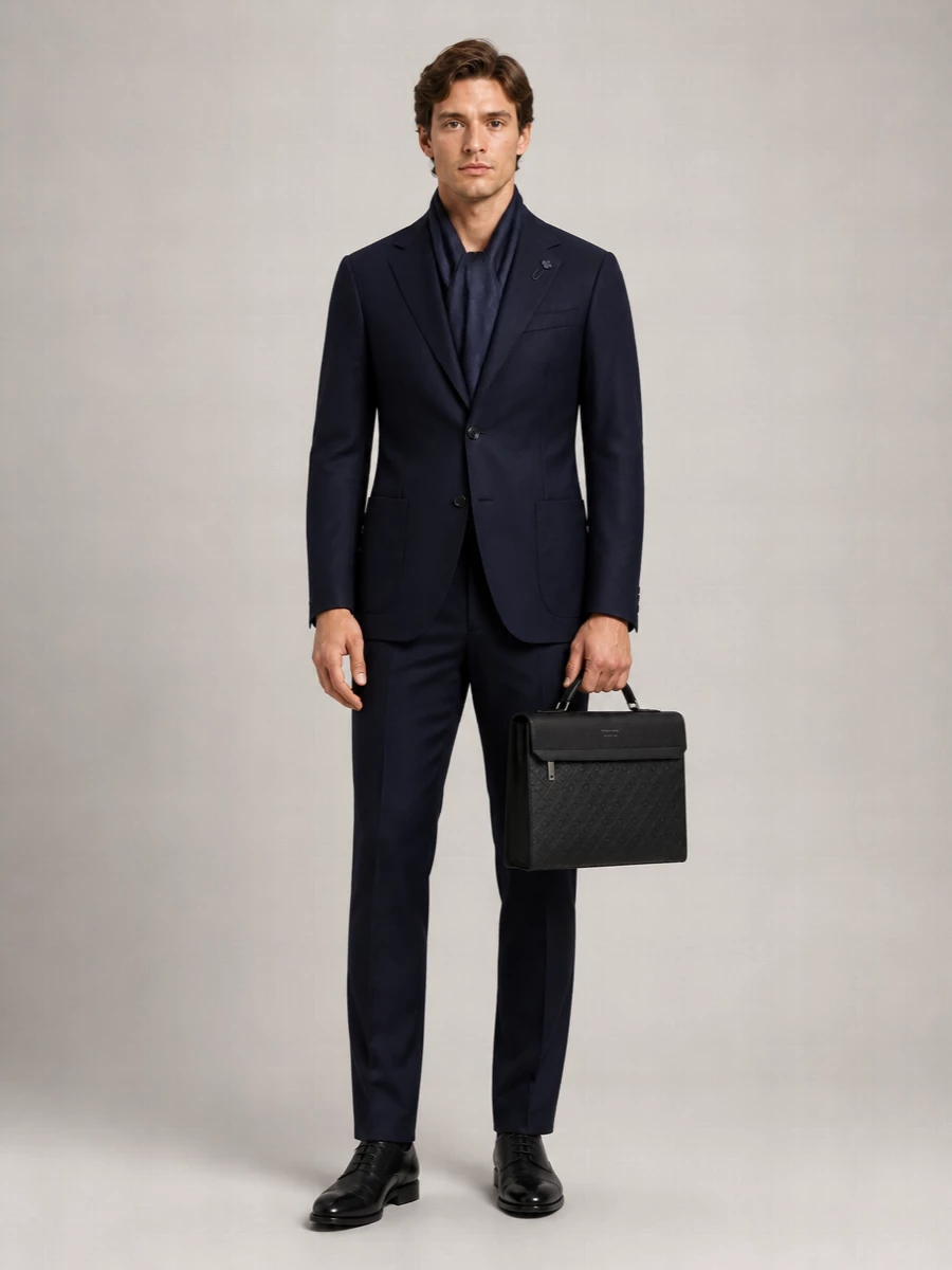 Lardini Virgin Wool Suit Jacket