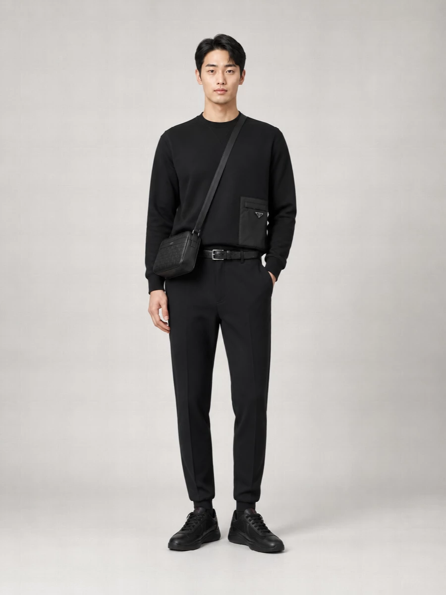 Prada Stretch Jersey Sweatshirt