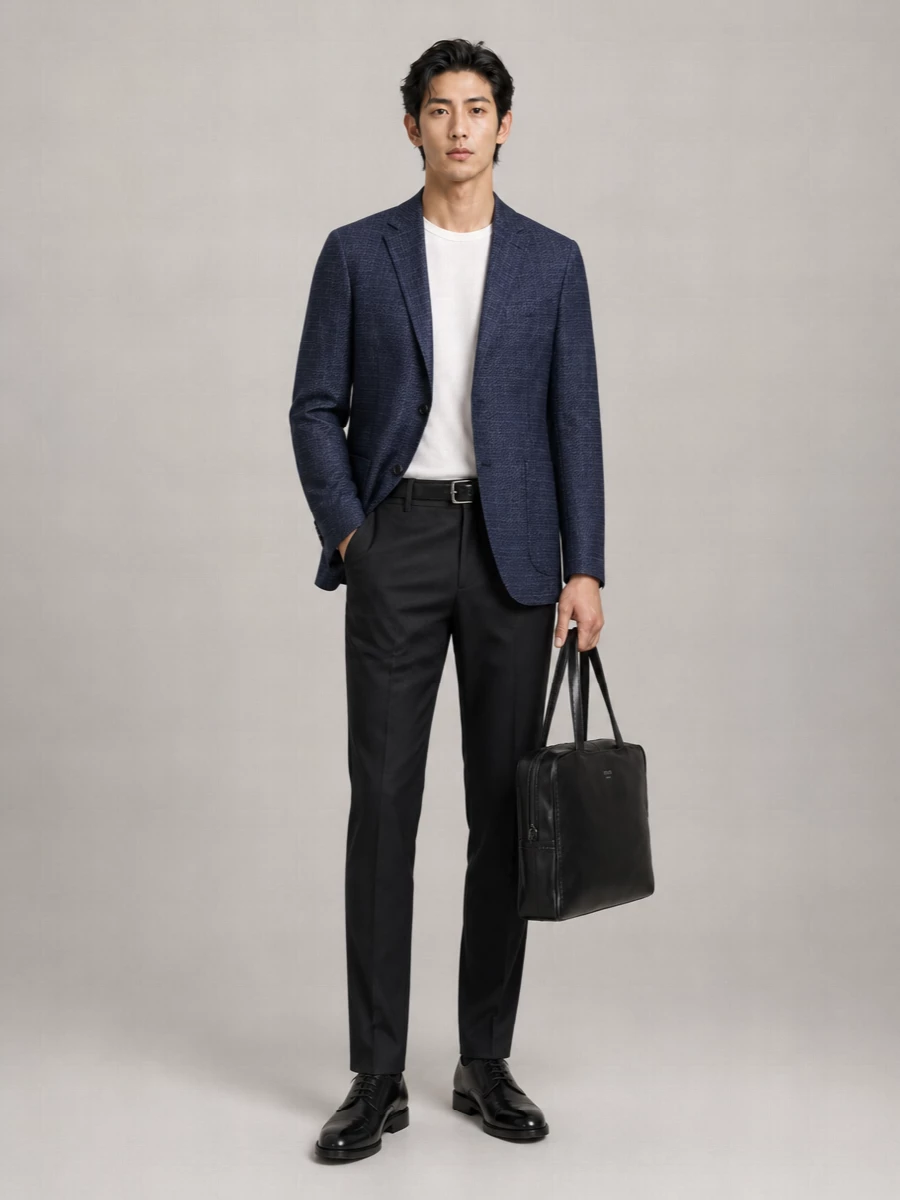 Zegna Wool Straight-Leg Tailored Trousers
