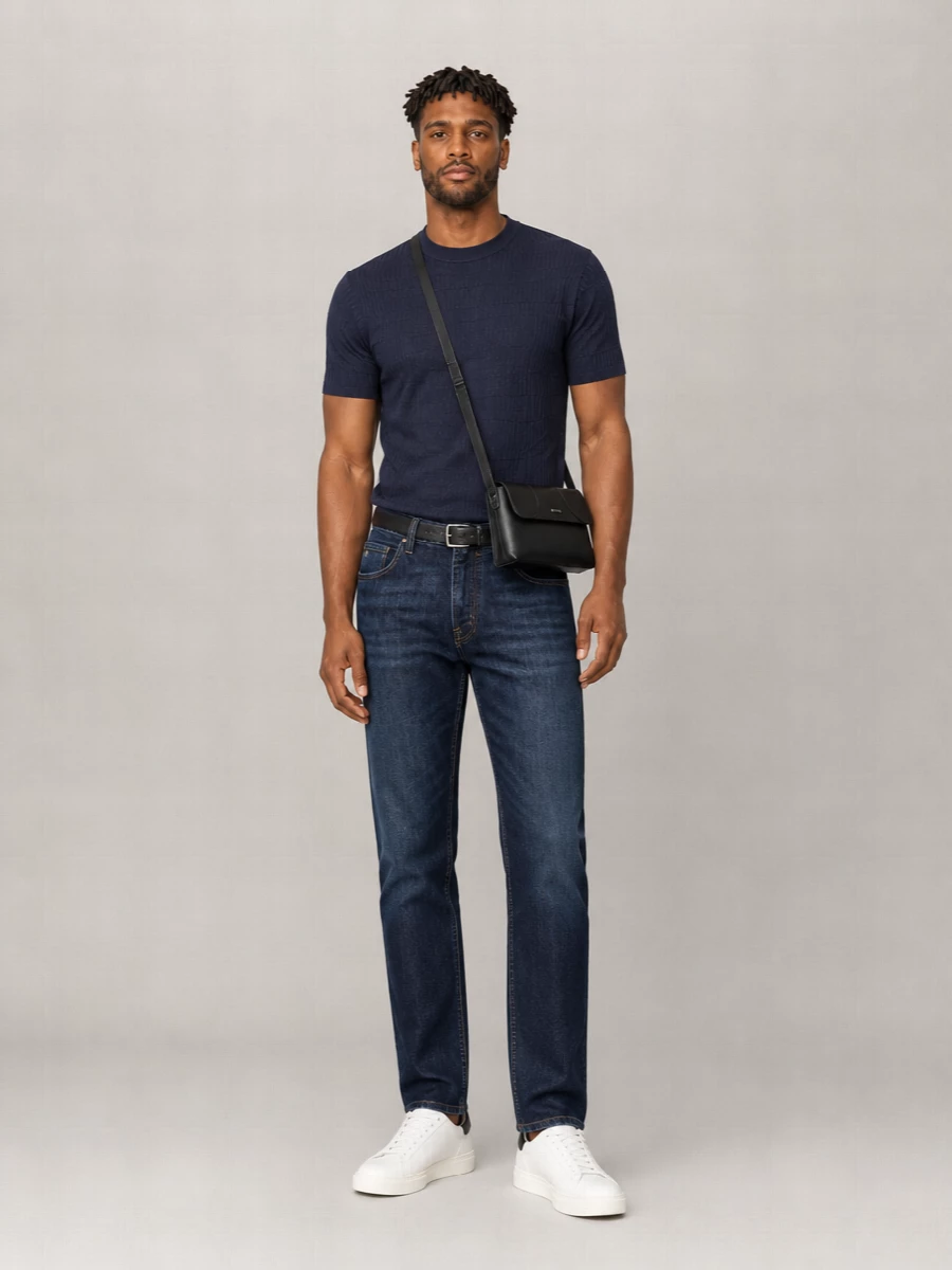 Emporio Armani Virgin Wool Crew Neck Jumper