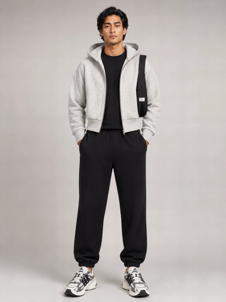 Entire Studios Cotton Oversized Zip Hooded Jacket