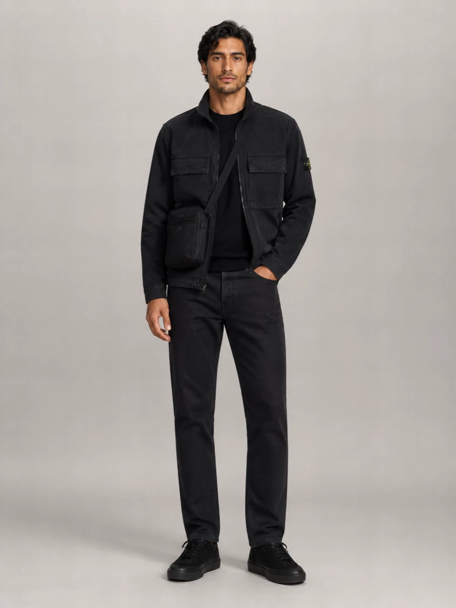Stone Island Cotton Overshirt Jacket