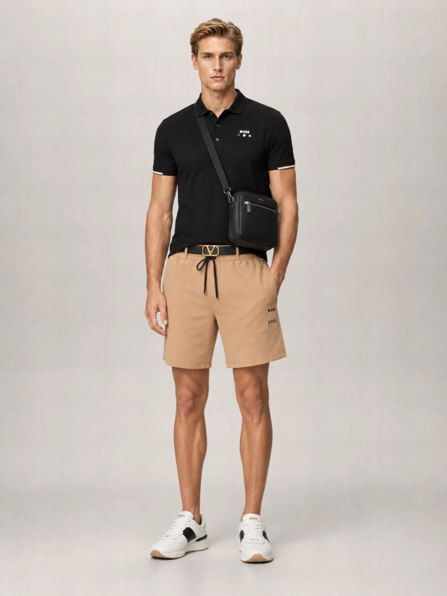 Boss Cotton Piqué Polo Shirt