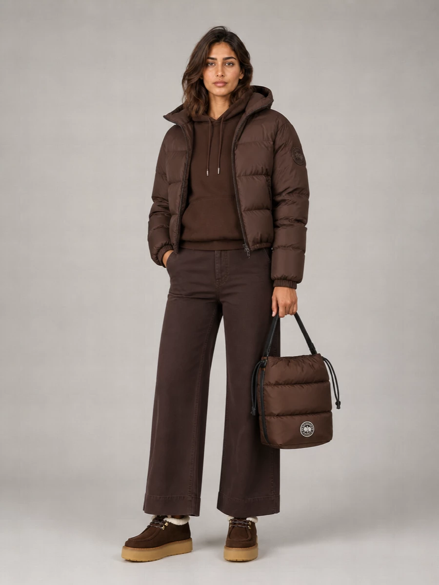 Canada Goose Short Puffer Parka Coat