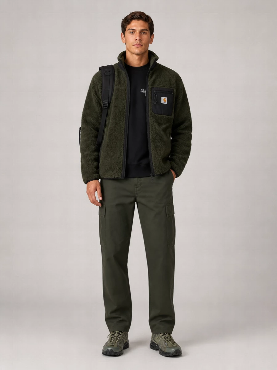 Carhartt Wip Fleece Zip-Up Jacket