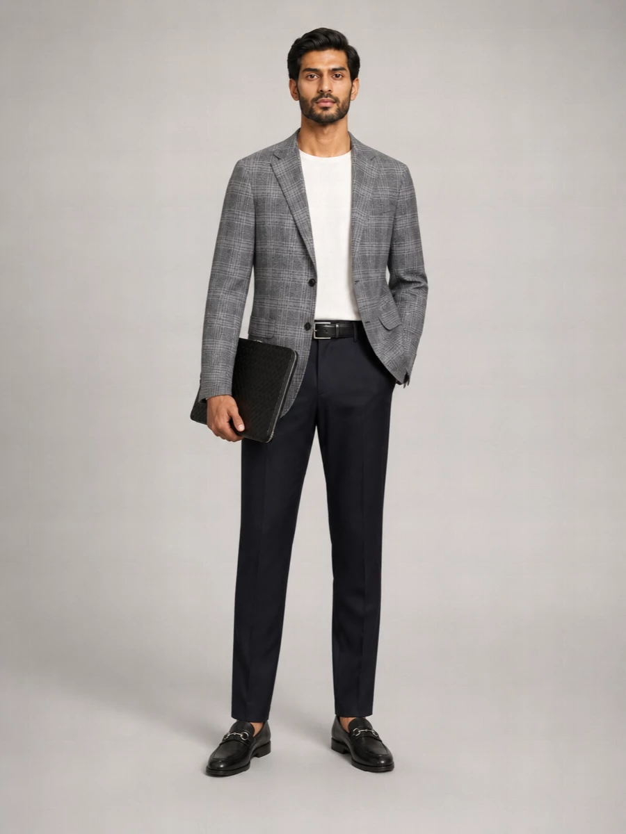 Zegna Single-Breasted Suit Jacket